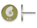 LogoArt Sterling Silver Kappa Delta Enameled Post Earrings