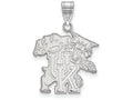 LogoArt Sterling Silver University Of Kentucky Large Pendant Necklace