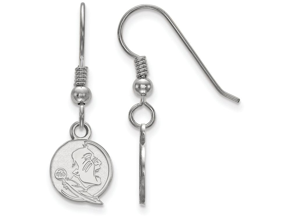 LogoArt Sterling Silver Florida State University Xs Dangle Earrings Wire