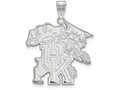 LogoArt Sterling Silver University Of Kentucky XL Pendant Necklace