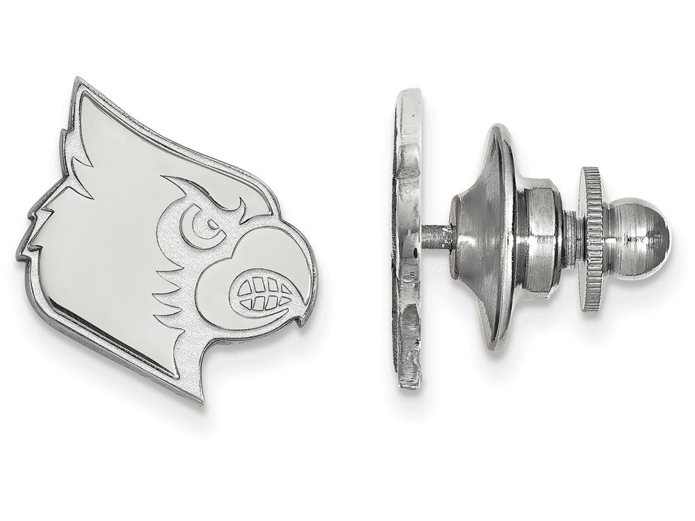 LogoArt Sterling Silver University Of Louisville Lapel Pin