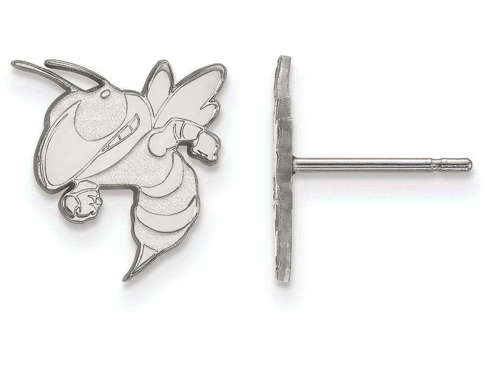 LogoArt Sterling Silver Georgia Institute Of Technology Small Post Earrings