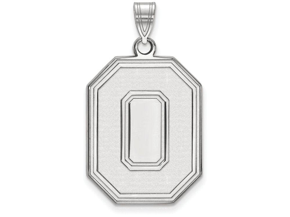 LogoArt Sterling Silver Ohio State University XL Pendant Necklace