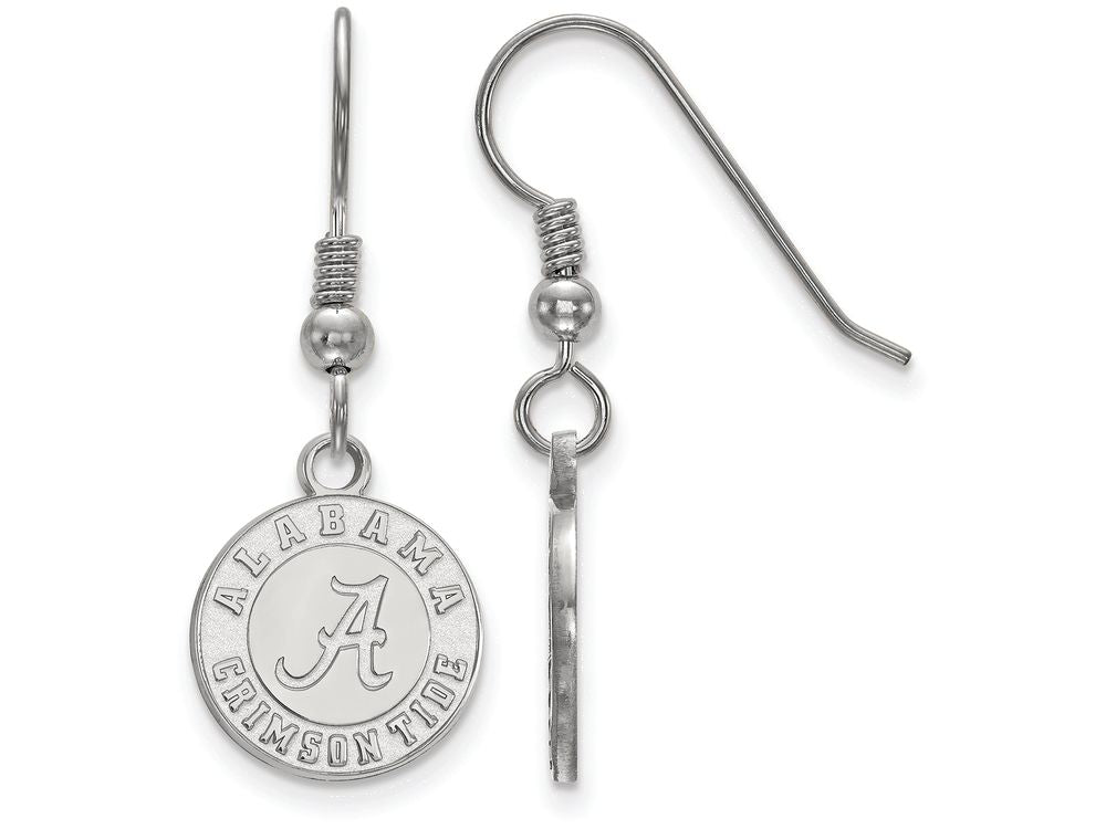 LogoArt Sterling Silver University Of Alabama Small Dangle Earrings Wire