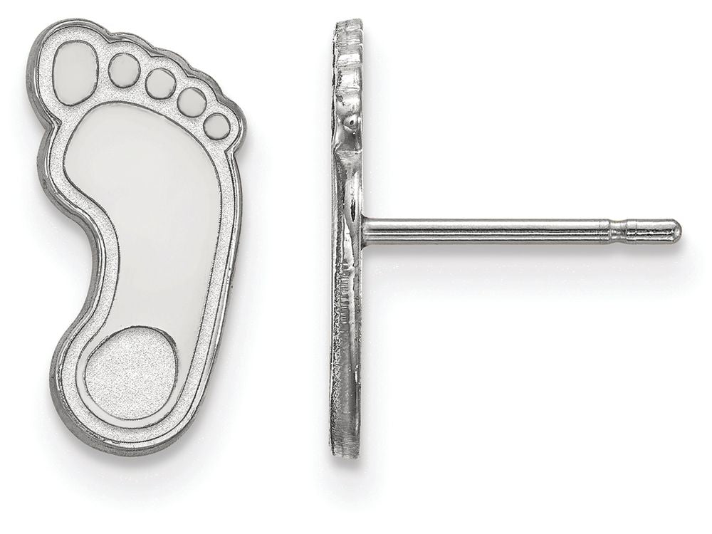 LogoArt Sterling Silver University Of North Carolina Small Post Earrings