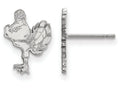 LogoArt Sterling Silver Virginia Tech Small Post Earrings