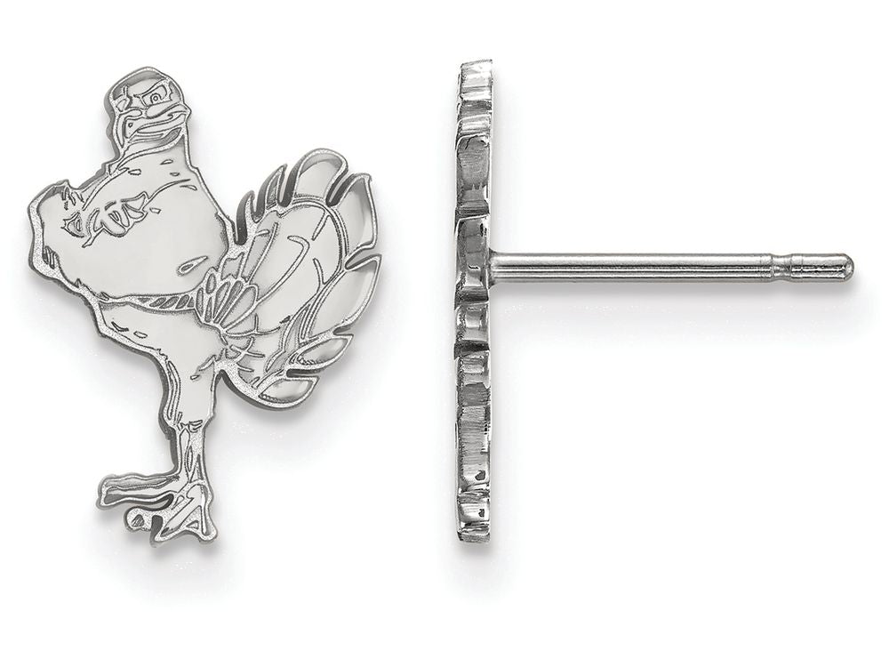 LogoArt Sterling Silver Virginia Tech Small Post Earrings