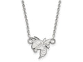 LogoArt Sterling Silver Georgia Institute Of Technology Small Pendant Necklace