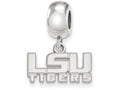 LogoArt Sterling Silver Louisiana State University Bead Charm Charm Xs Dangle Bead Charm