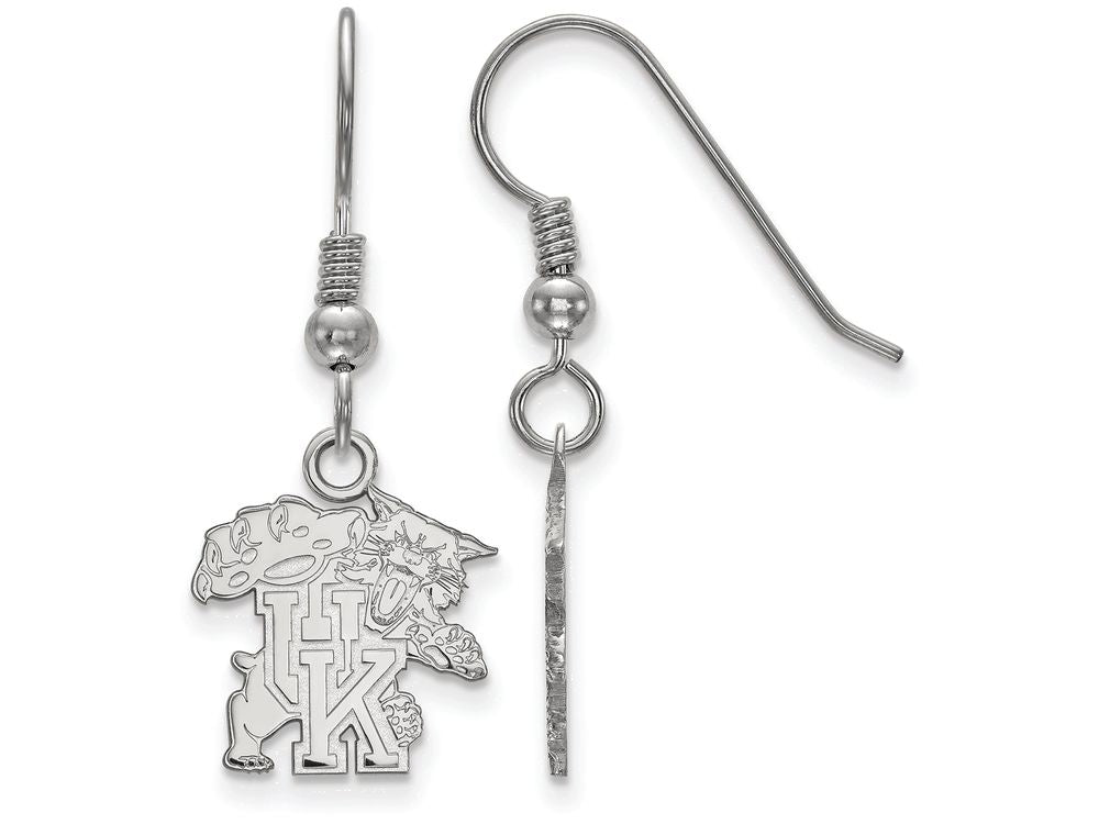 LogoArt Sterling Silver University Of Kentucky Small Dangle Earrings Wire