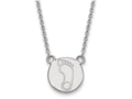 LogoArt Sterling Silver University Of North Carolina Small Pendant Necklace