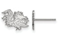 LogoArt Sterling Silver University Of South Carolina Xs Post Earrings