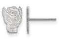 LogoArt Sterling Silver North Carolina State University Xs Post Earrings