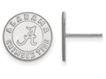 LogoArt Sterling Silver University Of Alabama Small Post Earrings