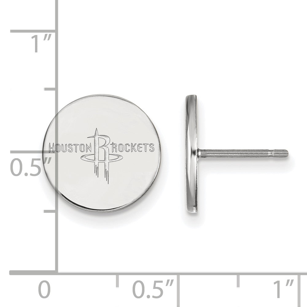 LogoArt Sterling Silver University Of Mississippi Small Post Earrings