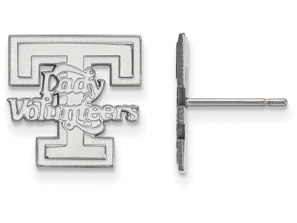 LogoArt Sterling Silver University Of Tennessee Small Post Earrings