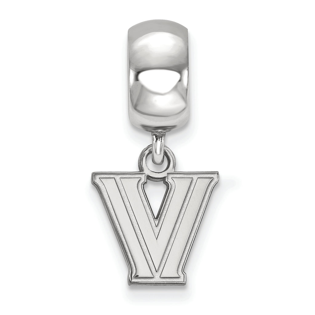 Logoart 925 Sterling Silver Villanova University Extra Small Dangle Charm Bead