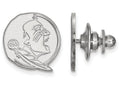 LogoArt Sterling Silver Florida State University Lapel Pin