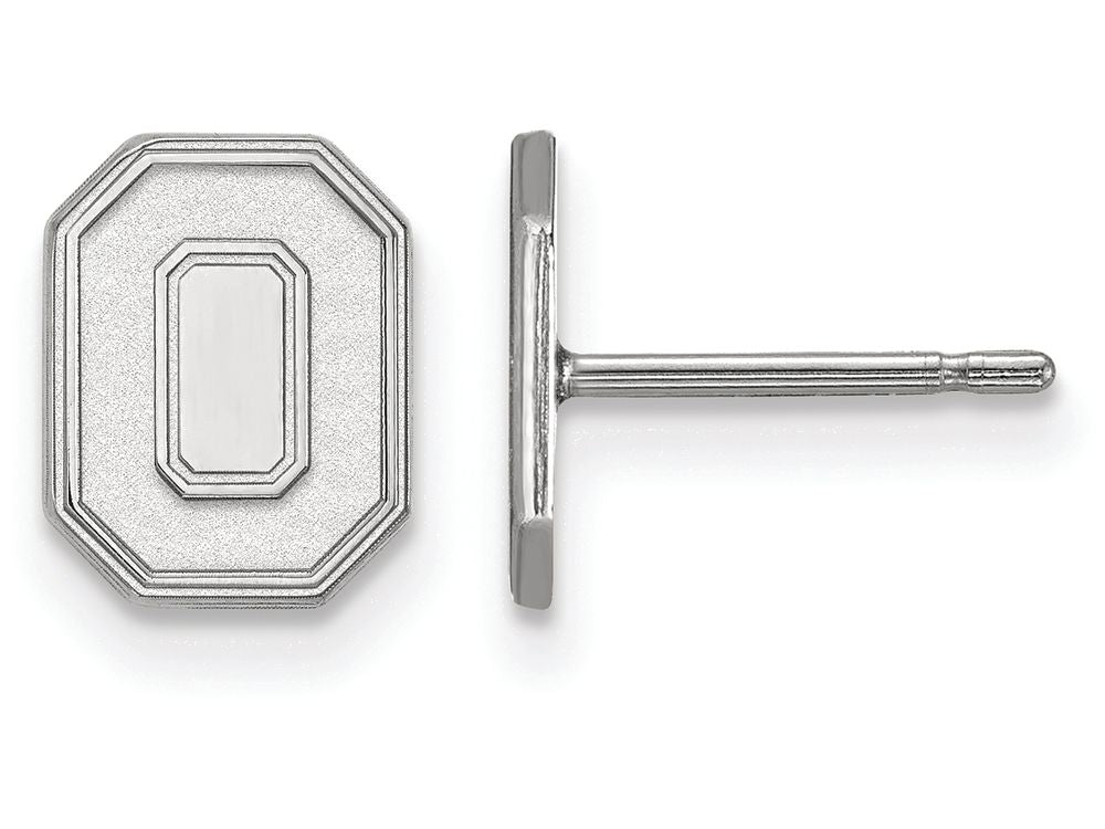 LogoArt Sterling Silver Ohio State University Xs Post Earrings