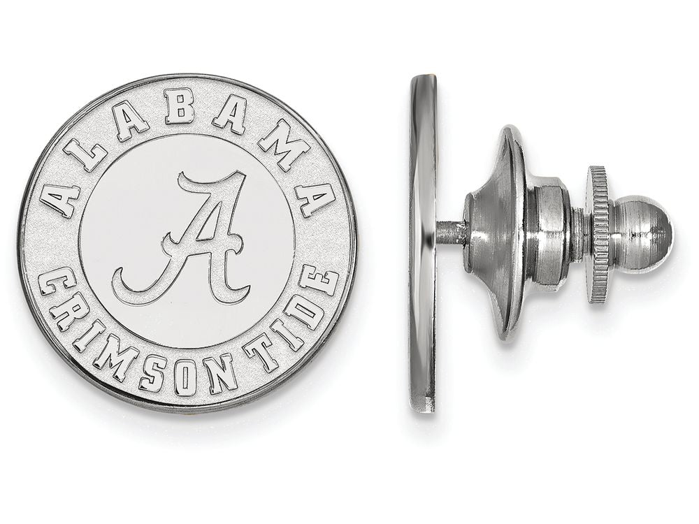 LogoArt Sterling Silver University Of Alabama Lapel Pin