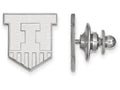 LogoArt Sterling Silver University Of Illinois Lapel Pin