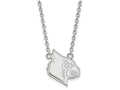 LogoArt Sterling Silver University Of Louisville Large Pendant Necklace