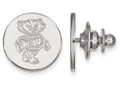 LogoArt Sterling Silver University Of Wisconsin Lapel Pin