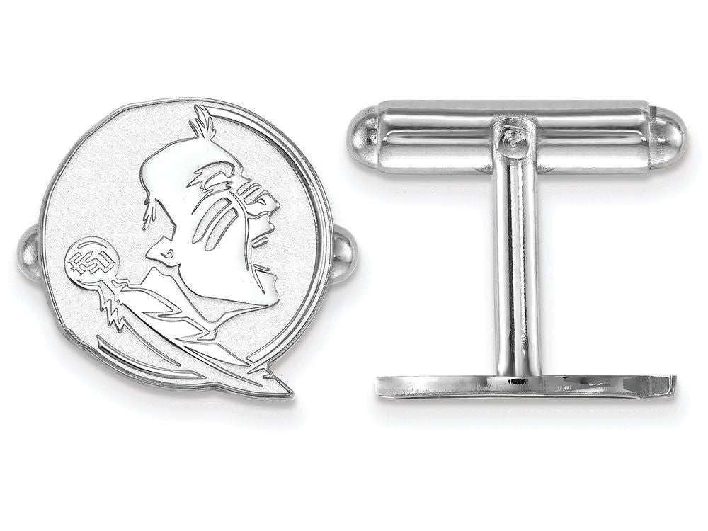 LogoArt Sterling Silver Florida State University Cuff Link
