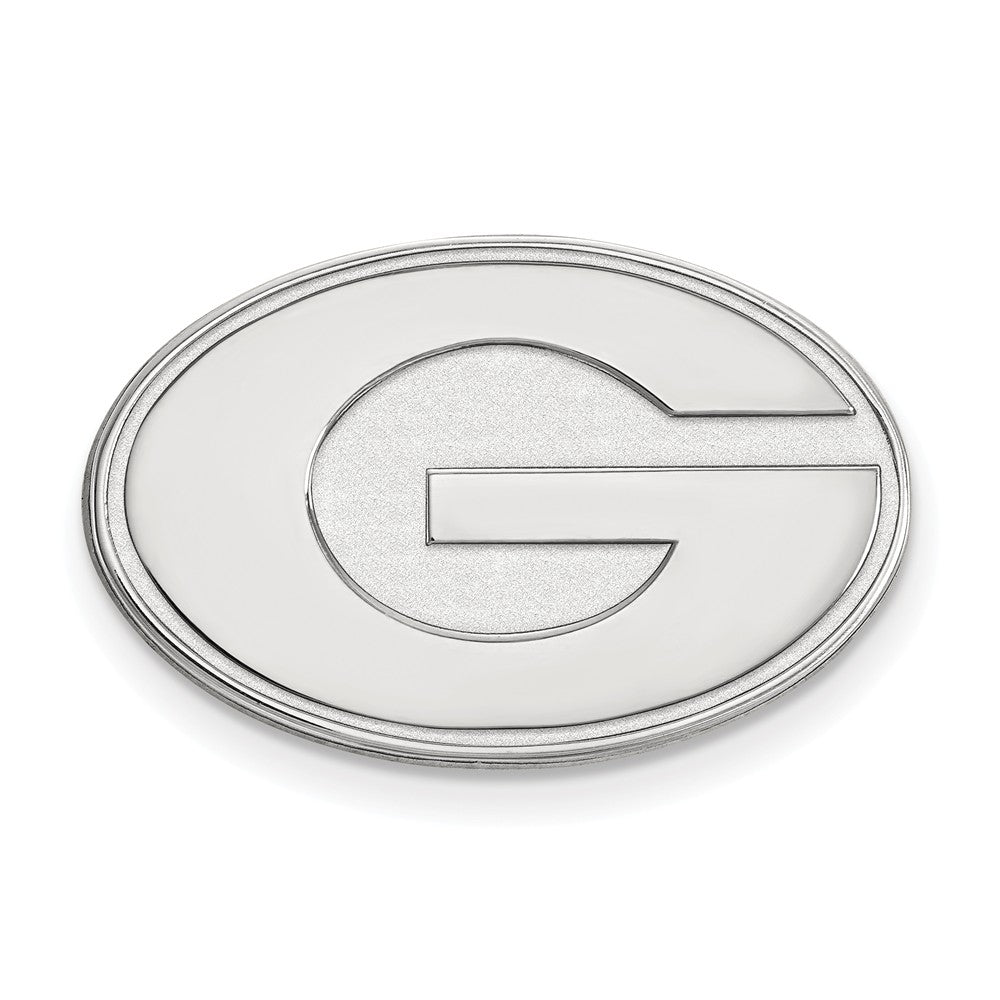LogoArt Sterling Silver Michigan State University Lapel Pin