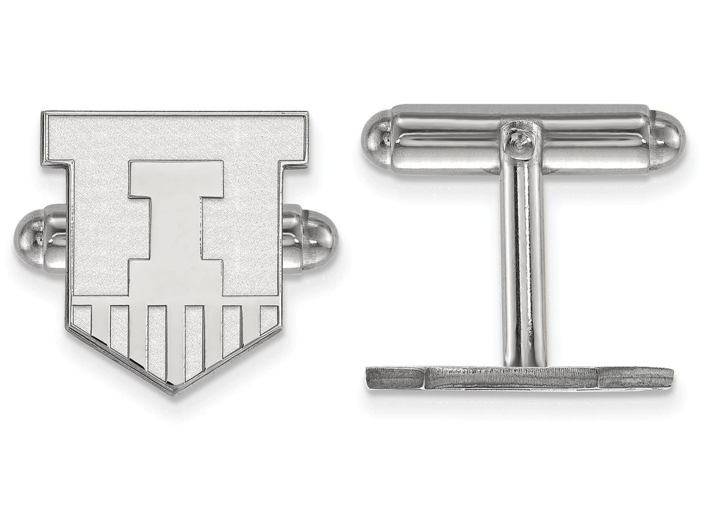 LogoArt Sterling Silver University Of Illinois Cuff Link