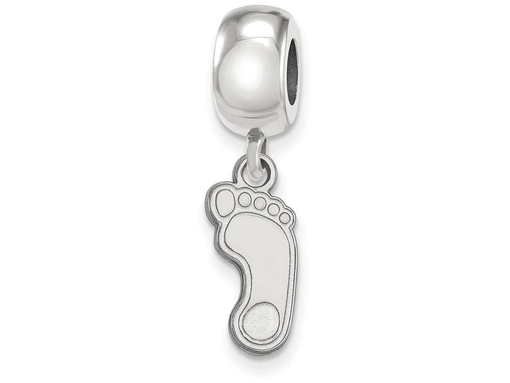 LogoArt Sterling Silver University Of North Carolina Bead Charm Charm Small Dangle Bead Charm
