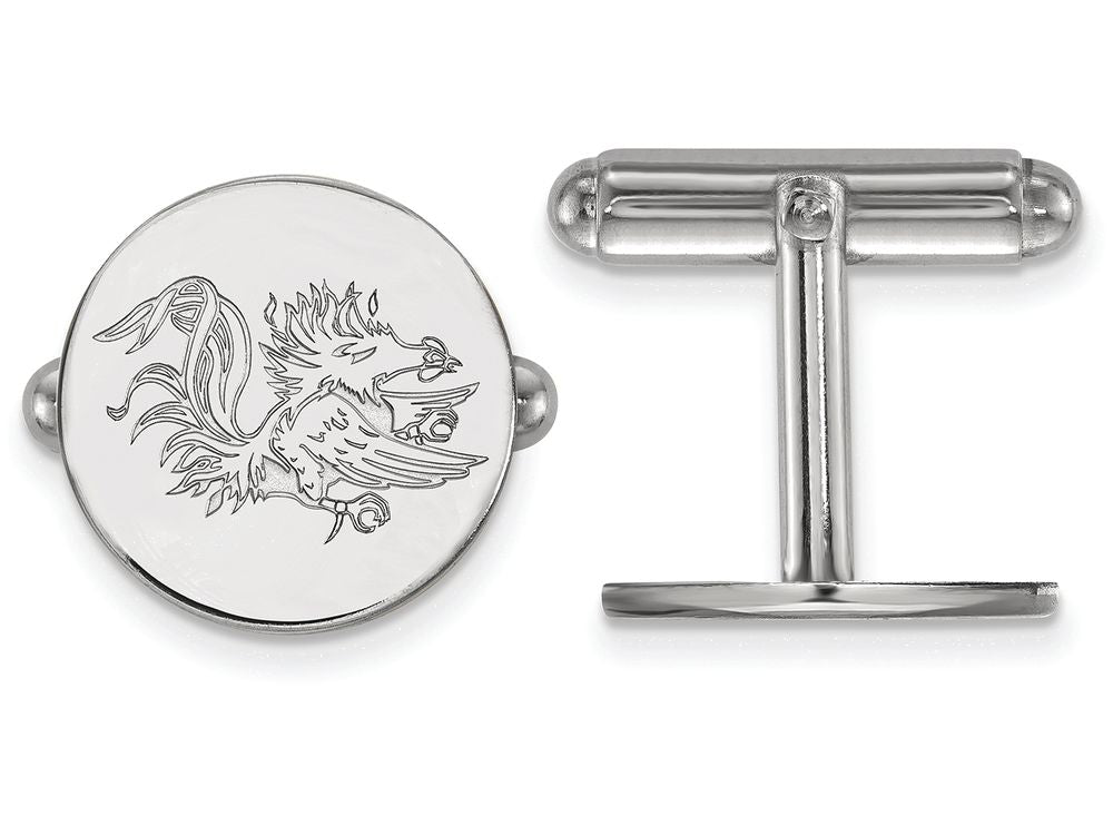 LogoArt Sterling Silver University Of South Carolina Cuff Link