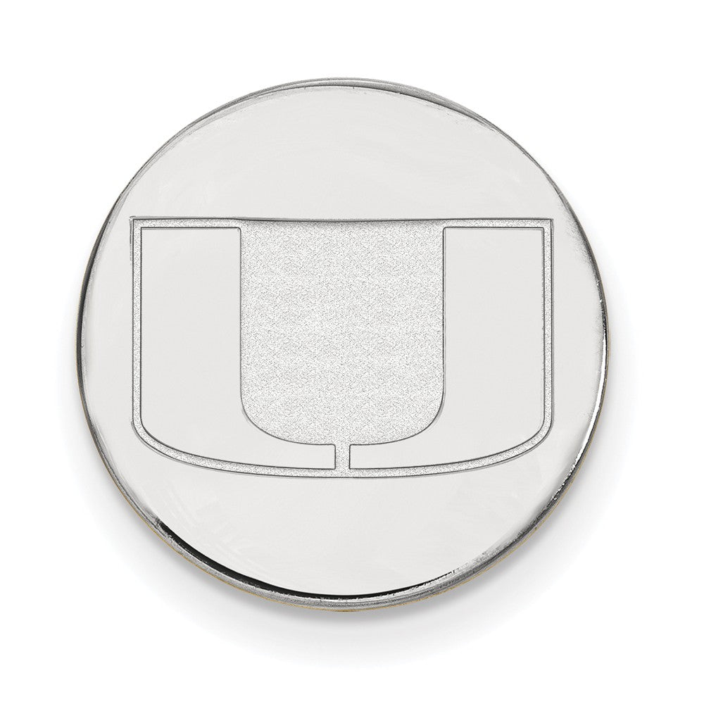 LogoArt Sterling Silver West Virginia University Crest Cuff Link