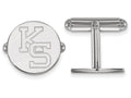LogoArt Sterling Silver Kansas State University Cuff Link