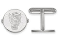 LogoArt Sterling Silver North Carolina State University Cuff Link