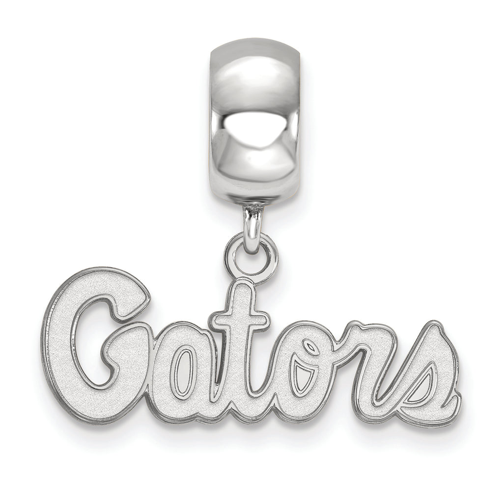 LogoArt Sterling Silver University Of Florida Bead Charm Charm Xs Dangle Bead Charm