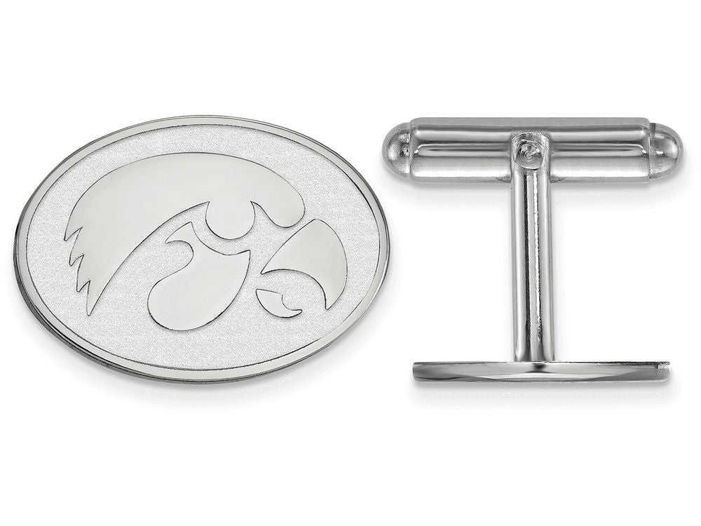 LogoArt Sterling Silver University Of Iowa Cuff Link