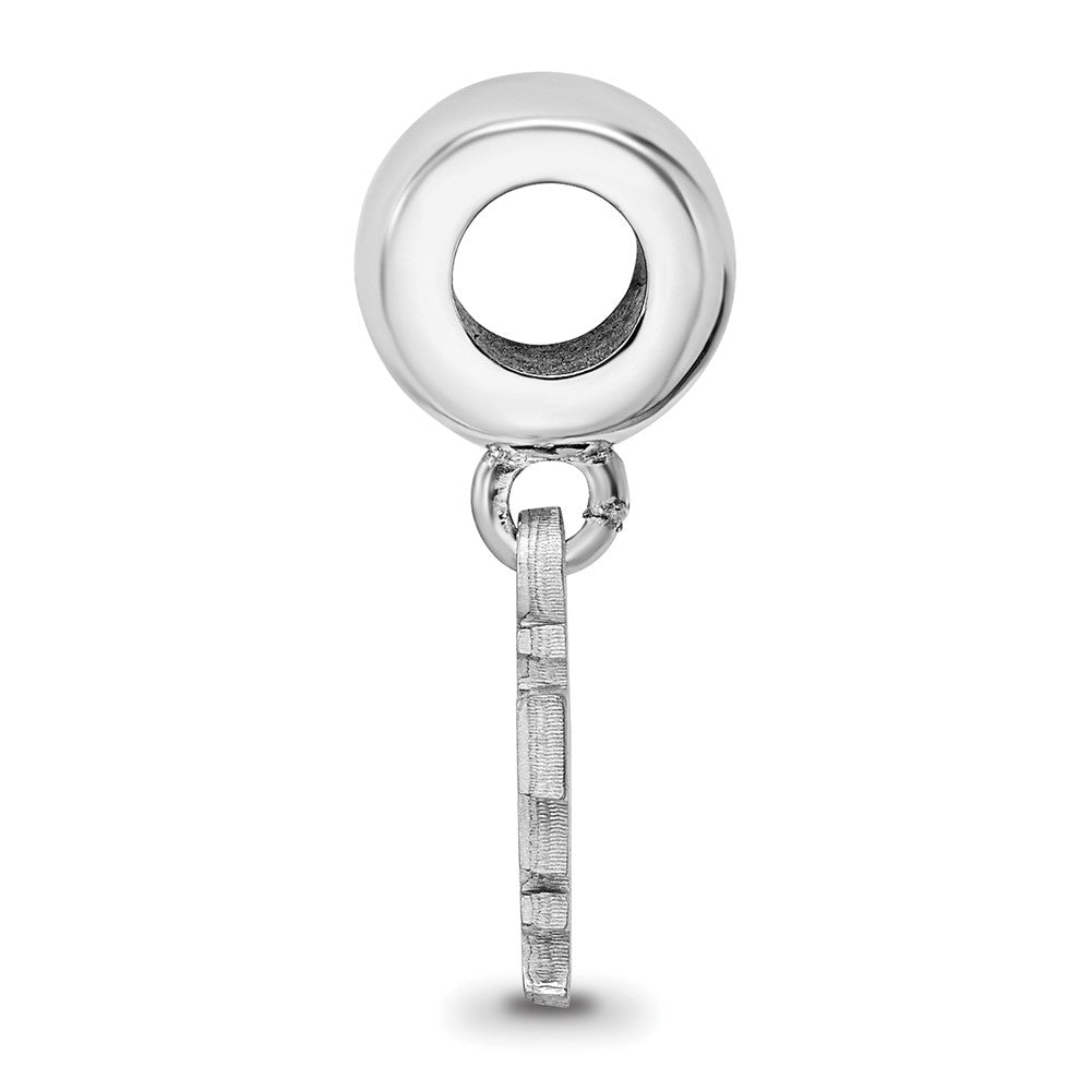 LogoArt Sterling Silver Wake Forest University Bead Charm Charm Xs Dangle Bead Charm