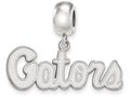LogoArt Sterling Silver University of Florida Gators Small Dangle Bead Charm