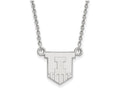 LogoArt Sterling Silver University Of Illinois Small Pendant Necklace