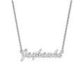 LogoArt Sterling Silver University Of Kansas Medium Pendant Necklace