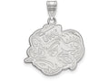 LogoArt Sterling Silver University Of North Carolina Large Pendant Necklace