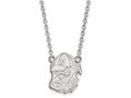 LogoArt Sterling Silver University Of Georgia Large Pendant Necklace