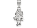 LogoArt Sterling Silver University Of North Carolina Small Pendant Necklace