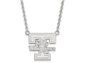 LogoArt Sterling Silver University Of Tennessee Large Pendant Necklace