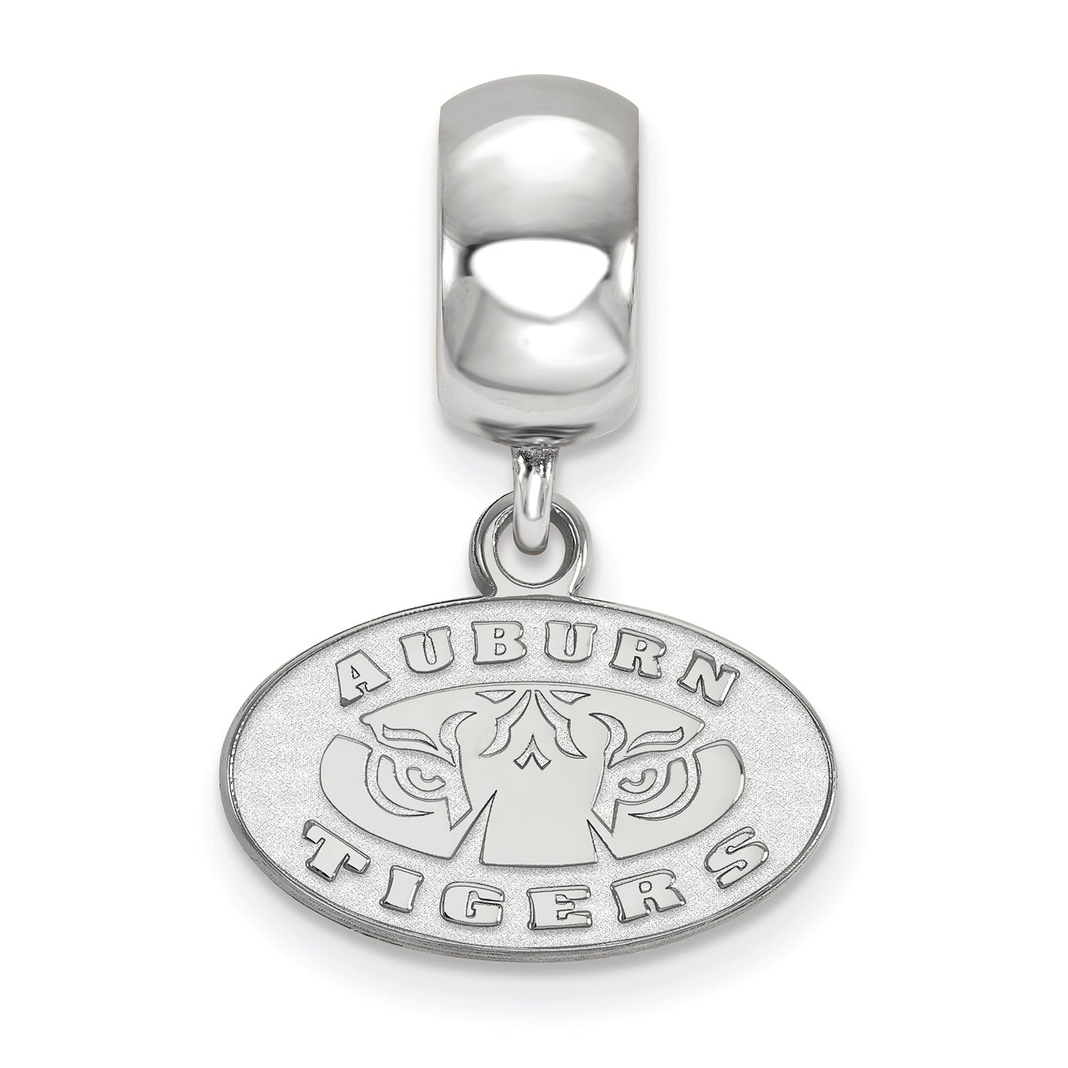 LogoArt Sterling Silver Auburn University Bead Charm Charm Xs Dangle Bead Charm