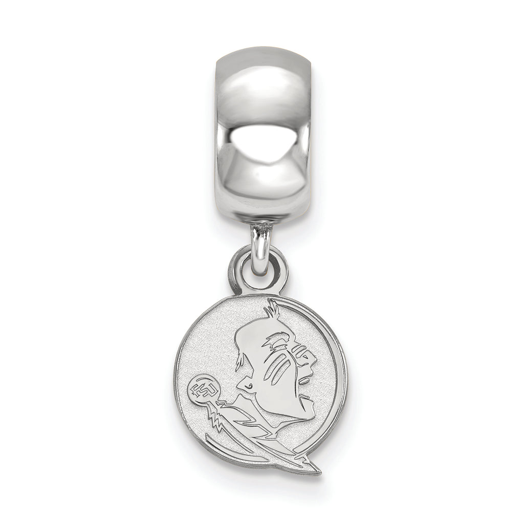 LogoArt Sterling Silver Florida State University Bead Charm Charm Xs Dangle Bead Charm