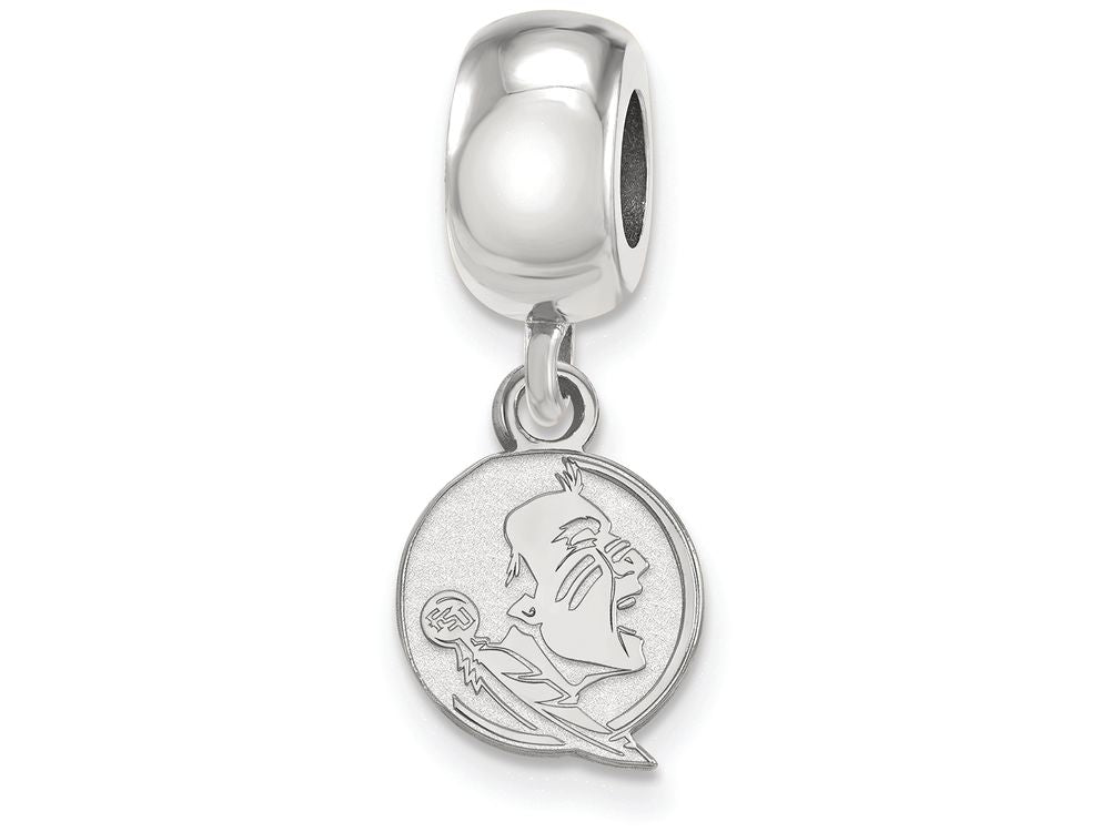 LogoArt Sterling Silver Florida State University Bead Charm Charm Xs Dangle Bead Charm