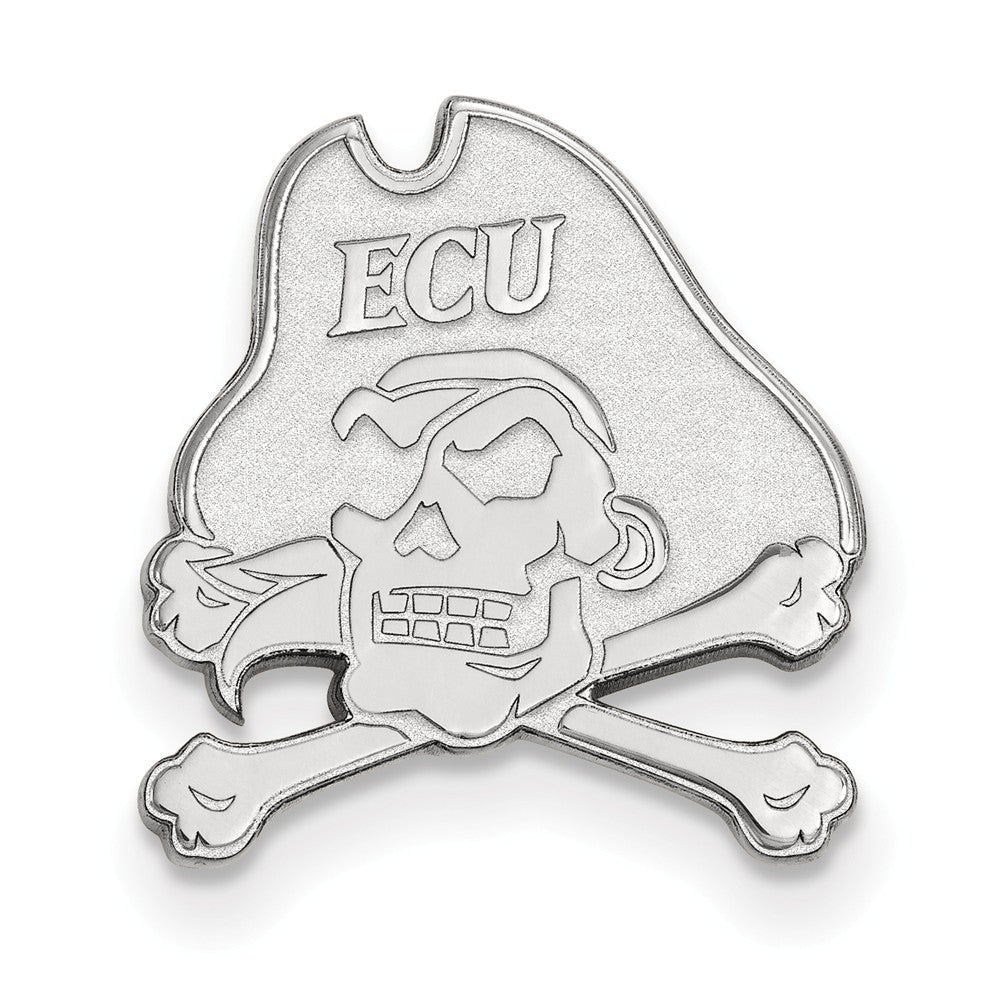 LogoArt Sterling Silver North Carolina State University Small Pendant Necklace