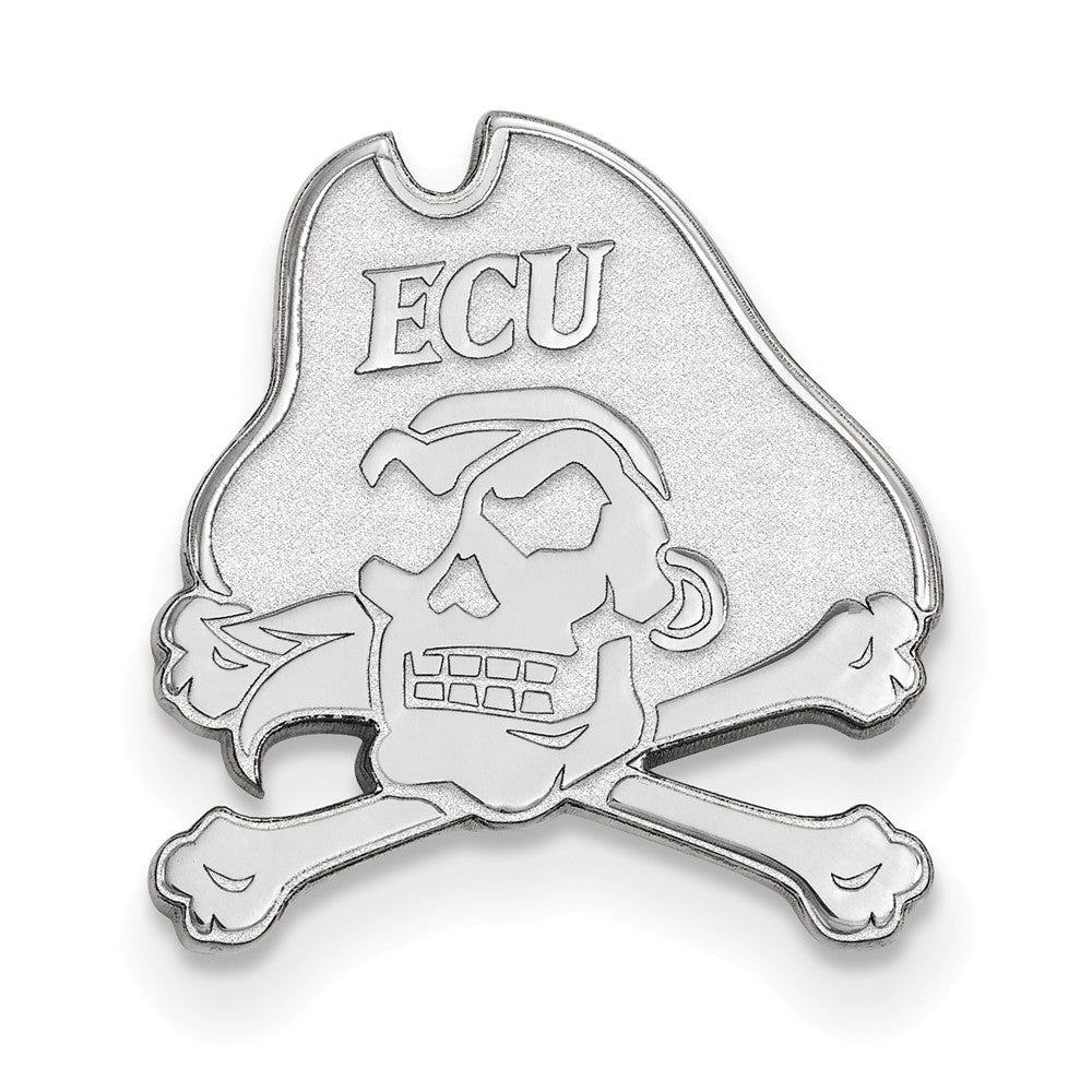 LogoArt Sterling Silver Ohio State University Medium Enamel Pendant Necklace